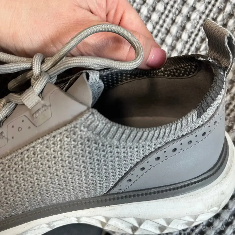 Cole Haan Men's 2.ZERØGRAND Stitchlit Gray Oxford Sneakers Size 10.5